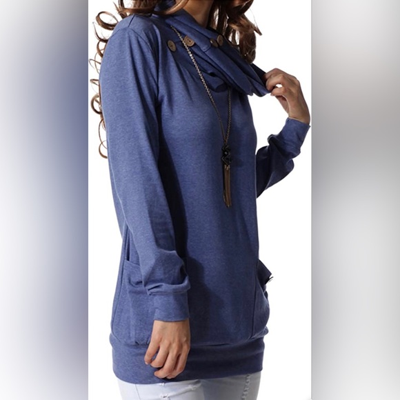 NWT Levaca Long Sleeve Tunic Top SIZE S - Picture 2 of 12